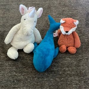 Jellycat stuffy bundle